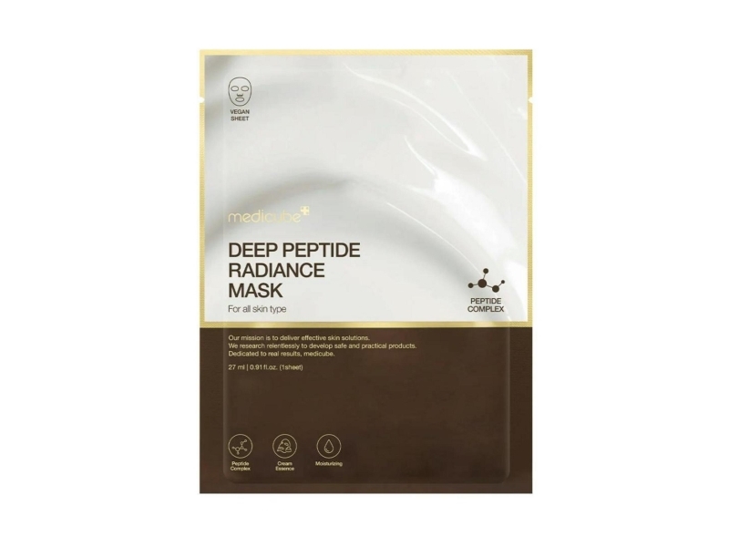 Medicube Deep Peptide Mask, stärker elasticiteten, sheet mask för ansiktet 27 ml Unisex | Hudvård - Masker - Maskerare för ark | GameStuff