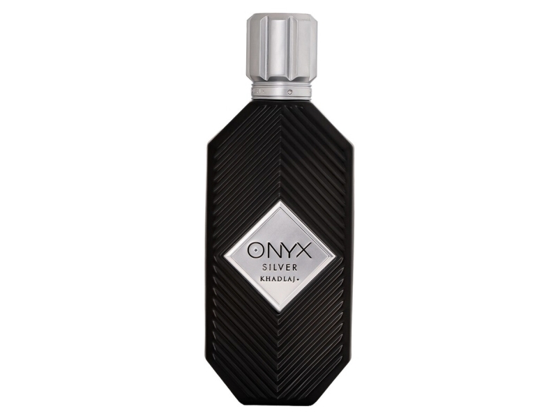 Khadlaj Onyx Silver Eau De Parfum 100Ml Unisex Spicy Woody Amber Fragrance