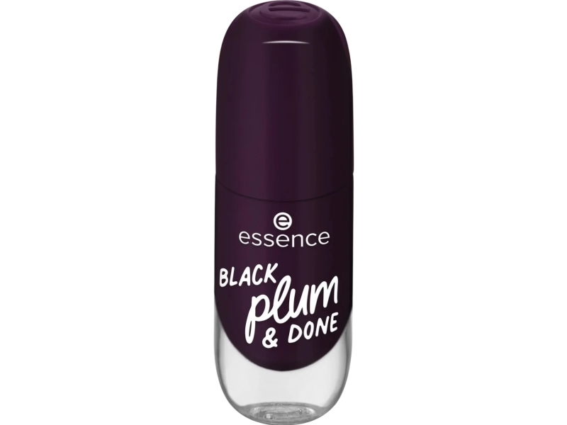 Essence Gelé-Nagellak 84 Black Plum & Done, 8 Ml