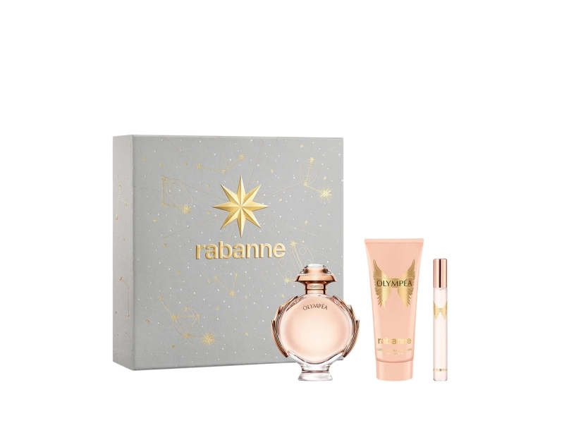 Paco Rabanne Olympea Eau De Parfum Spray Set 80Ml Spray 100Ml Body Lotion 10Ml Eau De Parfum