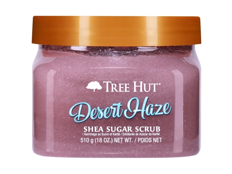 Tree Hut Desert Haze Shea Sugar Exfoliating & Hydrating Body Scrub 18Oz Musk