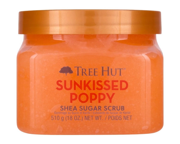 Tree Hut Sunkissed Poppy Shea Sugar Scrub 18 Oz