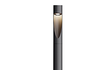 Flute Pullert 1025lm 15W - RAL9005 830 50gr. IP66 IK09 DALI, Sort