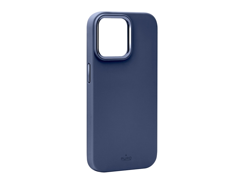 Puro Icon Mag Pro Magsafe Silicone Case For Iphone 15 Pro Max - Dark Blue