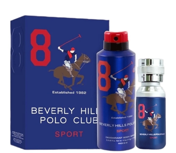 Beverly Hills Polo Club Homme No8 Deodorant Spray 175Ml