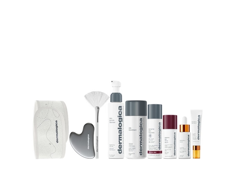 Dermalogica The Expertise Kit: Daily Microfoliant + Biolumin-C (øjeserum) + Biolumin-C Vitamin C-serum + Dynamic Skin Retinol Anti-Wrinkle-serum, 74 g + 15 ml + 30 ml
