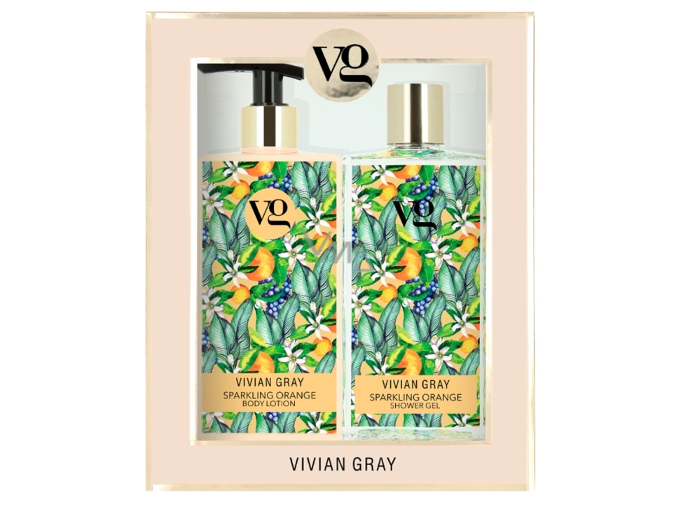 Vivian Gray Cosmetic Set Sparkling Orange Shower Gel And Body Lotion