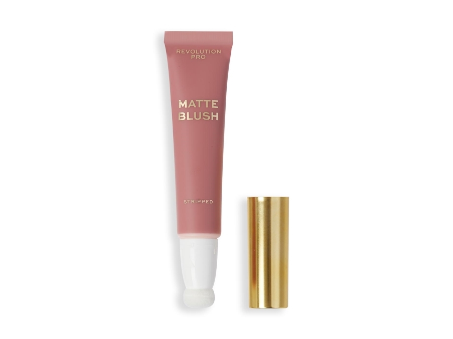 Revolution Pro Iconic Matte Cream Blush Wand Stripped Pink Lightweight Formula Buildable Blendable Softfocus Matte Effect Easytouse Applicator 15Ml