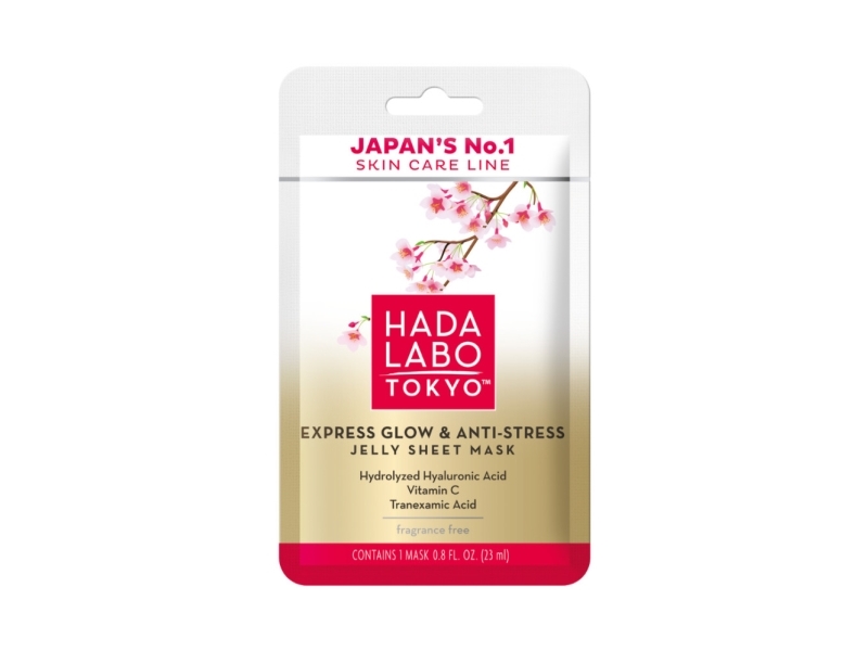 Hada Labo Tokyo Premium Express Glow Antistress Jelly Sheet Mask