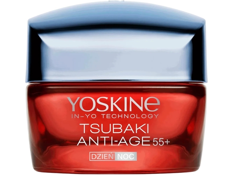 Yoskine Tsubaki 55+ Anti-Aging Day & Night Cream For Face 50Ml