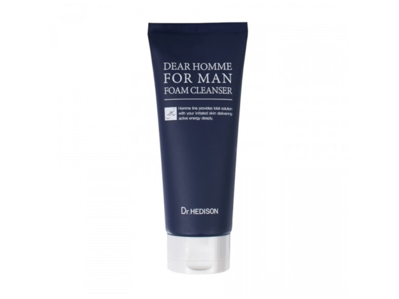 Dr. Hedison, Dear Homme, Aloe Vera, Soothing, Cleansing Foam, 140 ml