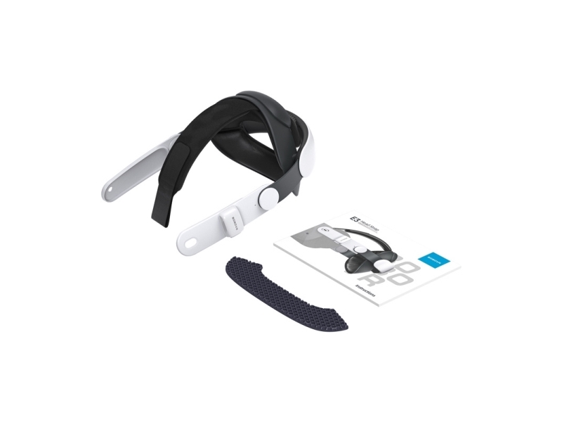 BoboVR E3 Head Strap for Meta Quest 3 and 3S - White and Black