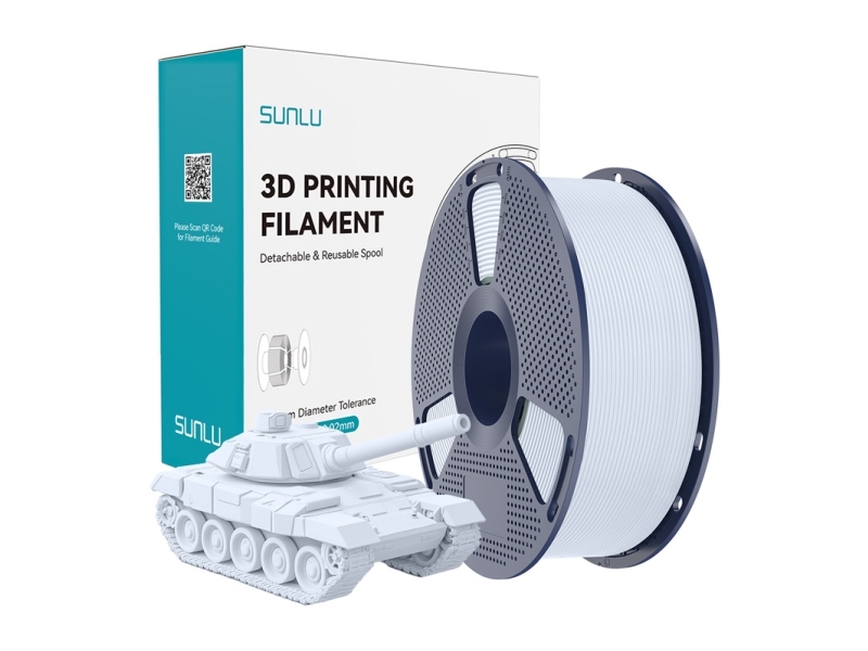 Sunlu Pla+ High-Speed Weißes Filament