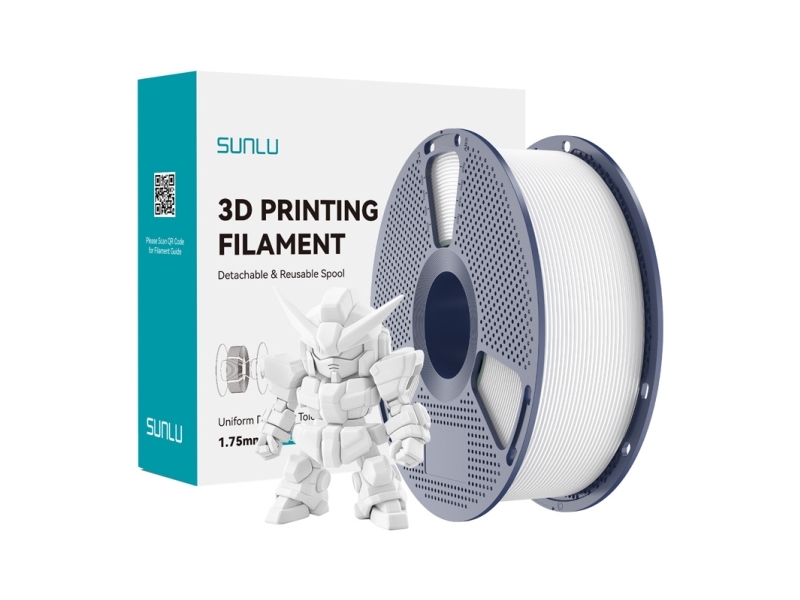 Sunlu PLA+ 2.0 filament (hvid)