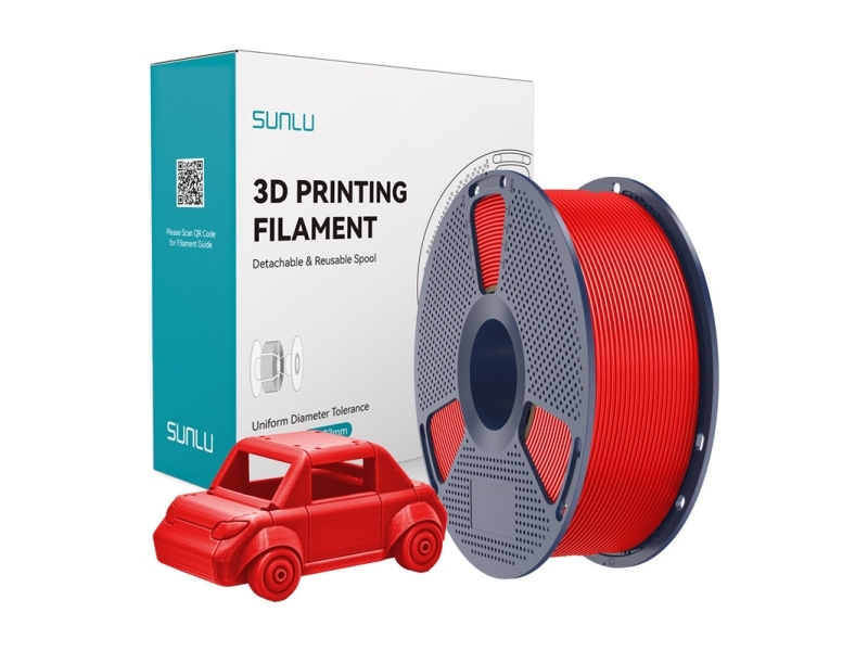 Sunlu Petg-Filament (Rød)