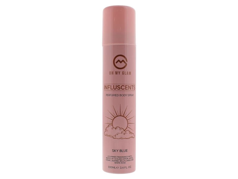 Oh My Glam Influscents Sky Blue Body Spray 100Ml For Women
