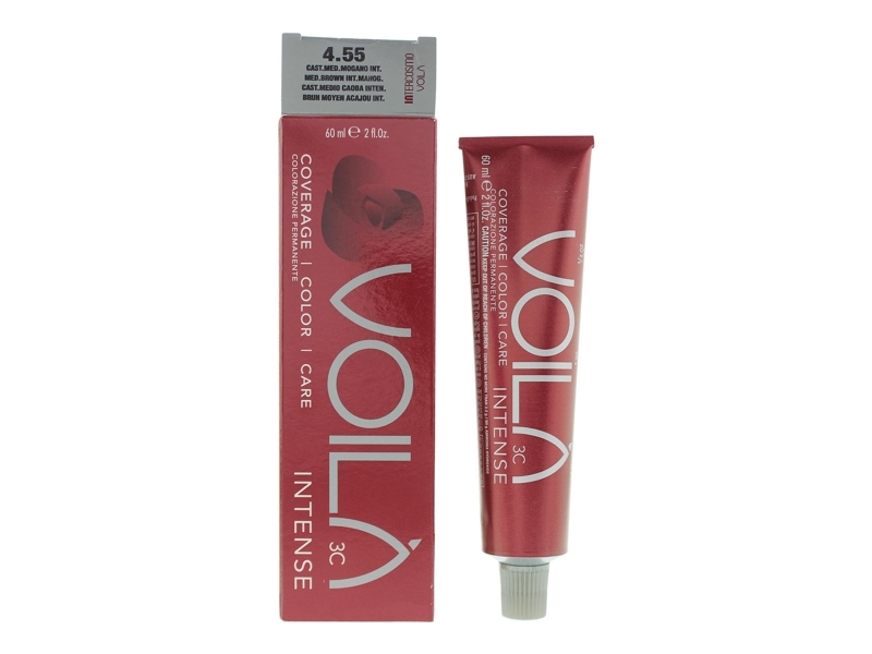 Intercosmo Voilà 3C Intense Medium Brown Intense Mahogany Hair Colour 60Ml