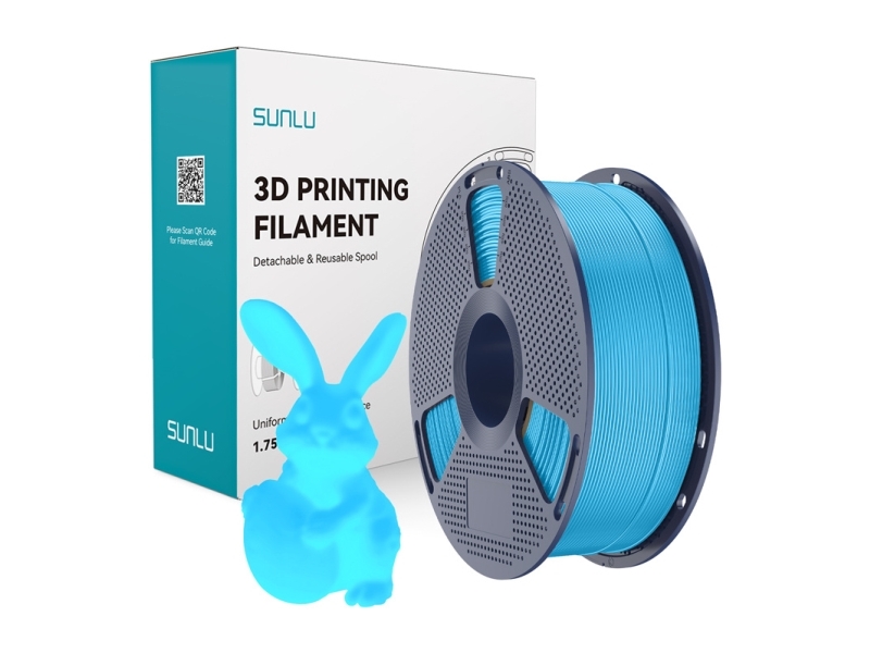 Filament Sunlu PLA Glow In The Dark (blå)