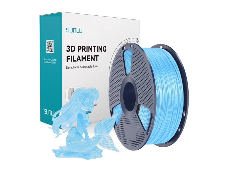 Sunlu Pla Filament (Shiny Blue)