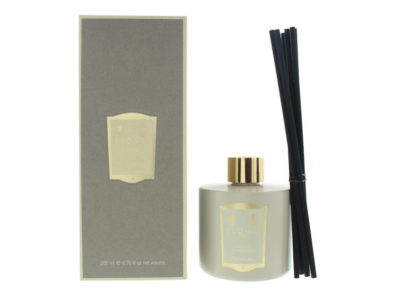 Floris Of London, Oud And Cashmere, Reed Diffuser, Aroma Reed Diffuser, 200 Ml