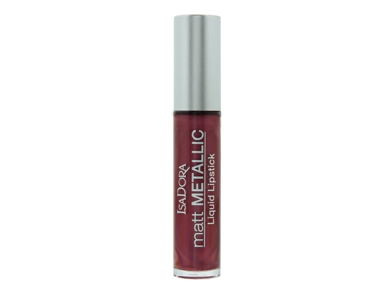 Isadora Matt Metallic 83 Burgundy Bite Lipstick 7Ml For Women