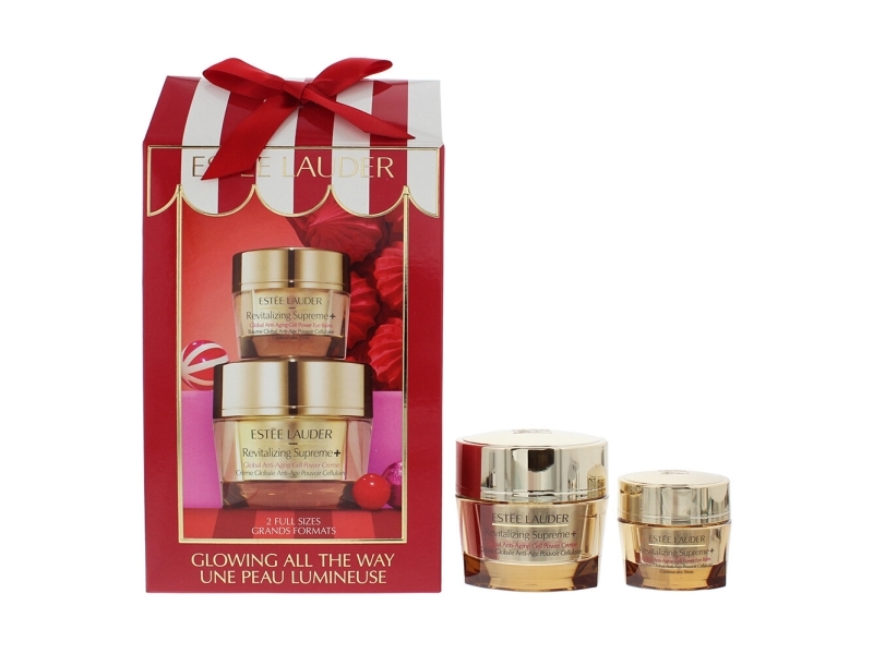 Estee Lauder Glowing All The Way Set Revitalizing Supreme+ (dagcreme) 50 ml + Revitalizing Supreme+ Lift & Firm øjenbalsam 15 ml