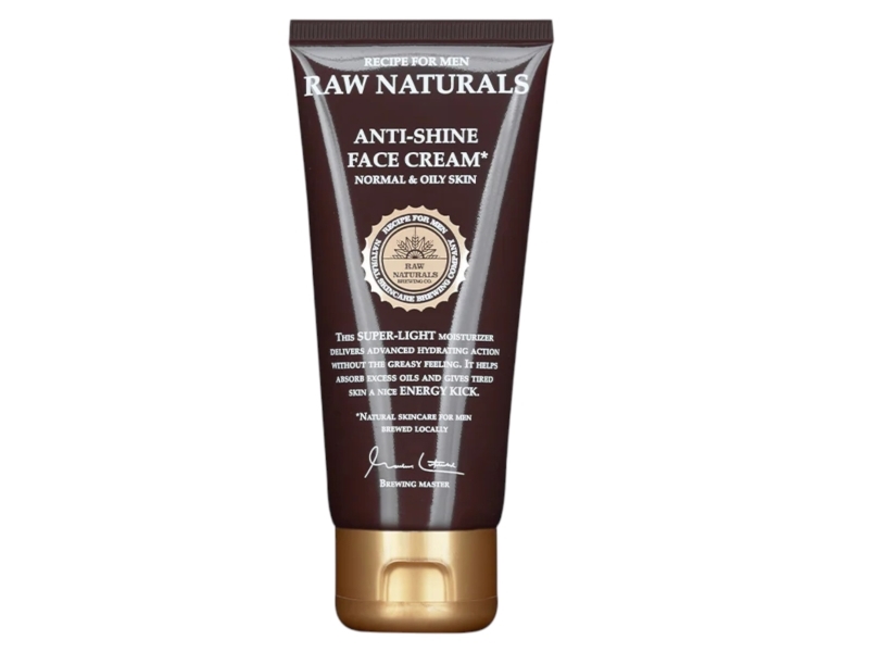 Recipe For Men Raw Naturals Grease Free Face Cream For Men Advanced Hydration 100Ml