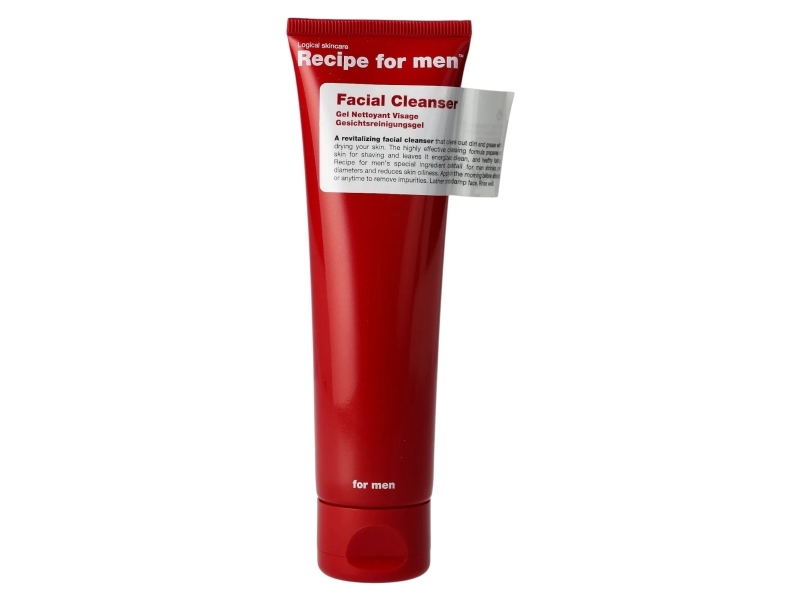 Recipe For Men Facial Cleanser For All Skin Types With Burnet, Cinnamon, And Ginger 100Ml