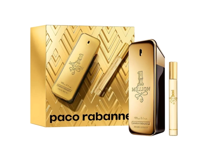 Paco Rabanne 1 Million Eau De Toilette Set 100Ml 10Ml New Pack