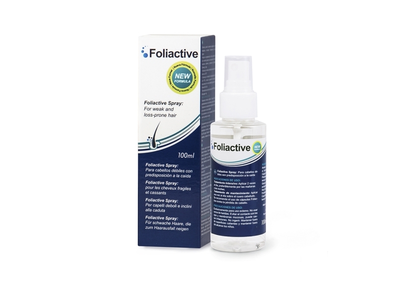Foliactive Spray For Improved Hair Growth And Anti Hair Loss Alopecia