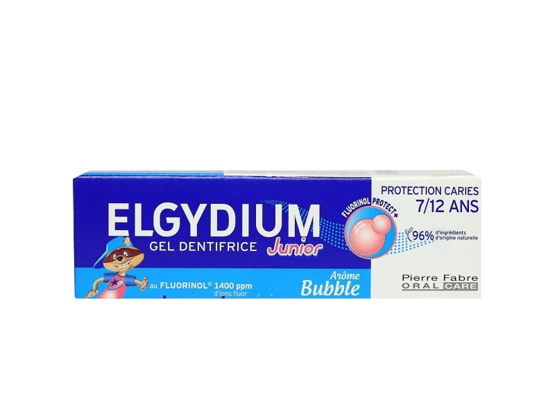 Elgydium Kinder-Zahnpasta Junior Fluorinol, Cavity Protection, 50 Ml