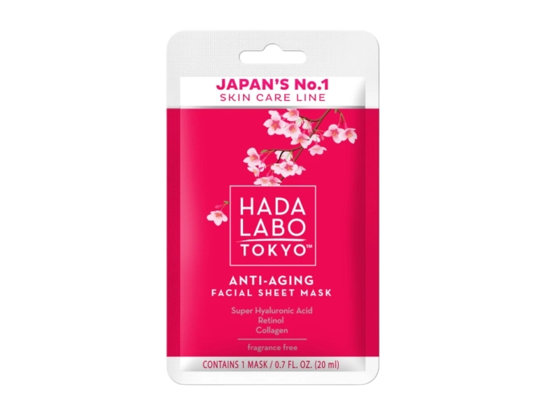 Hada Labo Tokyo Red Anti-Aging-Gesichtsmaske Im Beutel