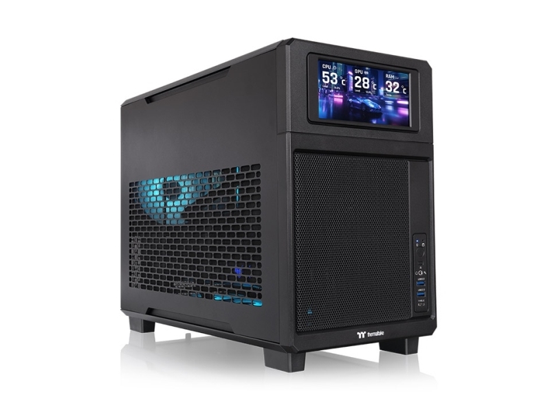 Thermaltake Tr200 Ws, Pc, Schwarz, Mini-Itx, Micro Atx, Stahl, Spcc, 17,5 Cm, 36,5 Cm