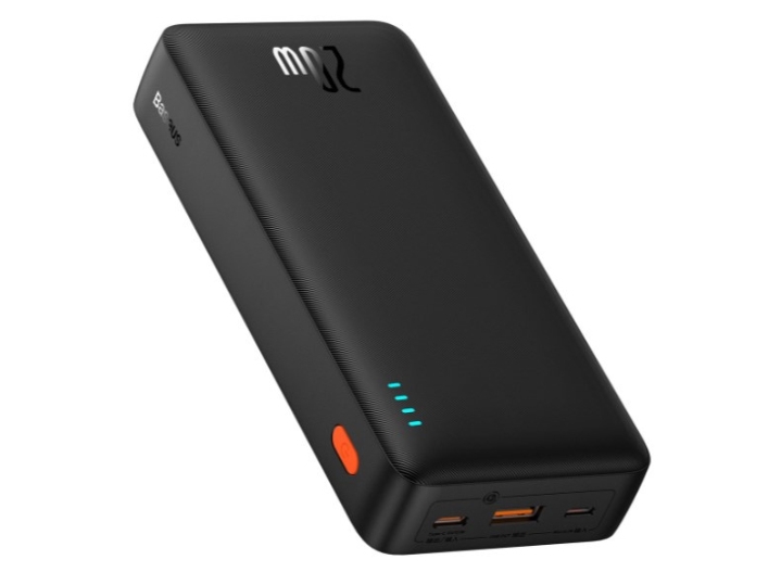 Baseus Airpow 20000mAh 20W powerbank (black) Powerbank - Sort - 20000 mAh