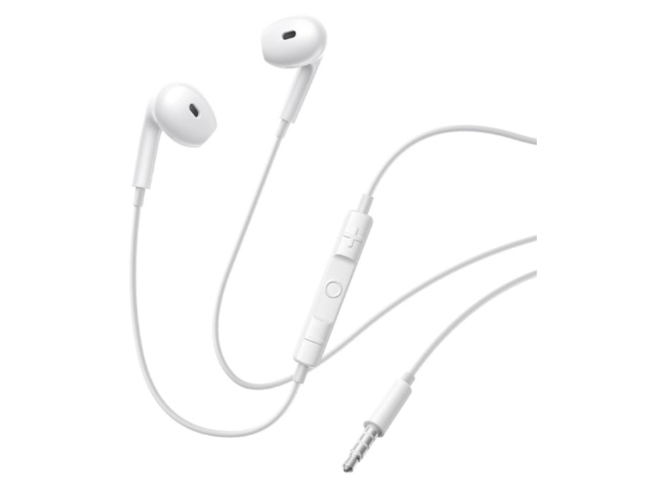 Baseus Encok Hz19, Ledningsført, 20 - 20000 Hz, Opkald/Musik, Headset, Hvid