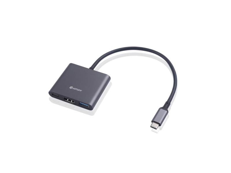 Estuff Es623001, 100 W, 1.4/2.0, 60 Hz, Hdmi, Aluminium, 3840 X 2160 Pixel
