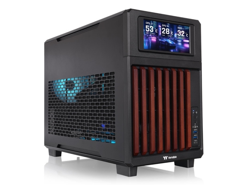 Thermaltake Tr200 Ws, Pc, Schwarz, Mini-Itx, Micro Atx, Stahl, Spcc, 17,5 Cm, 36,5 Cm