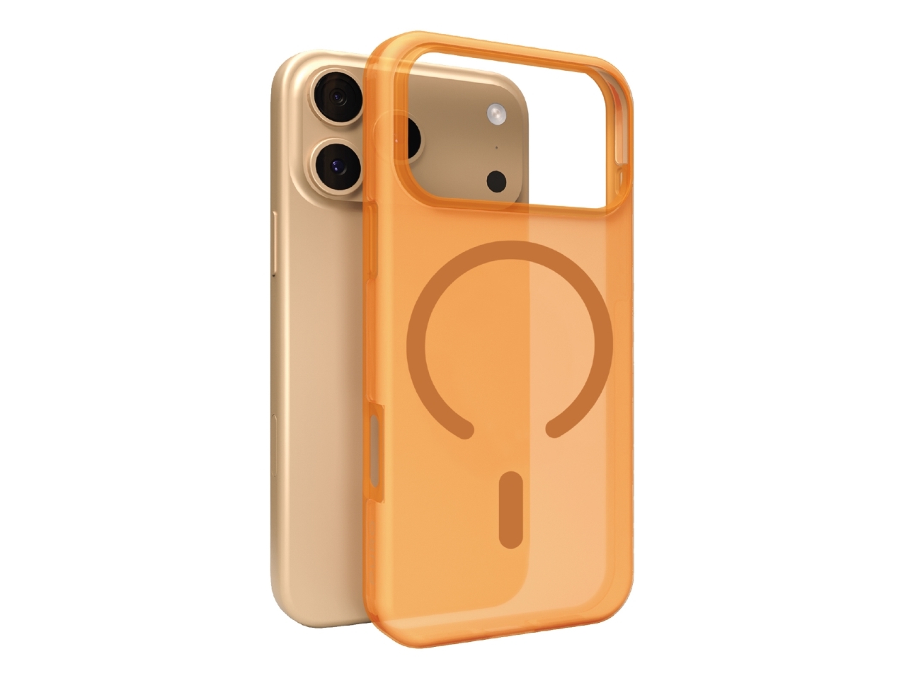 Puro Daylight, Cover, Apple, Iphone 17 Pro Max, 17,5 Cm (6.9"), Orange, Gennemsigtig