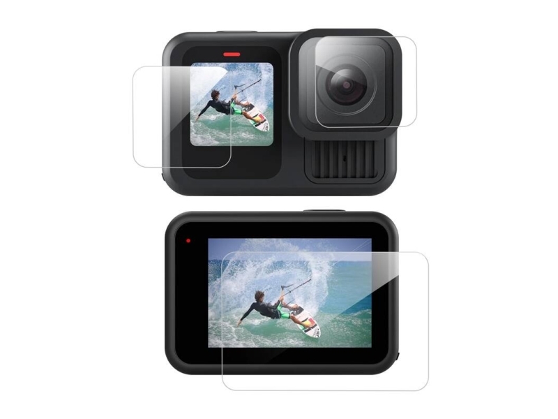 Telesin Schutzglas 3-In-1 Für 2X Lcd-Display + Objektiv Für Gopro Hero 13 Black / S6-Flm-07-Tgp