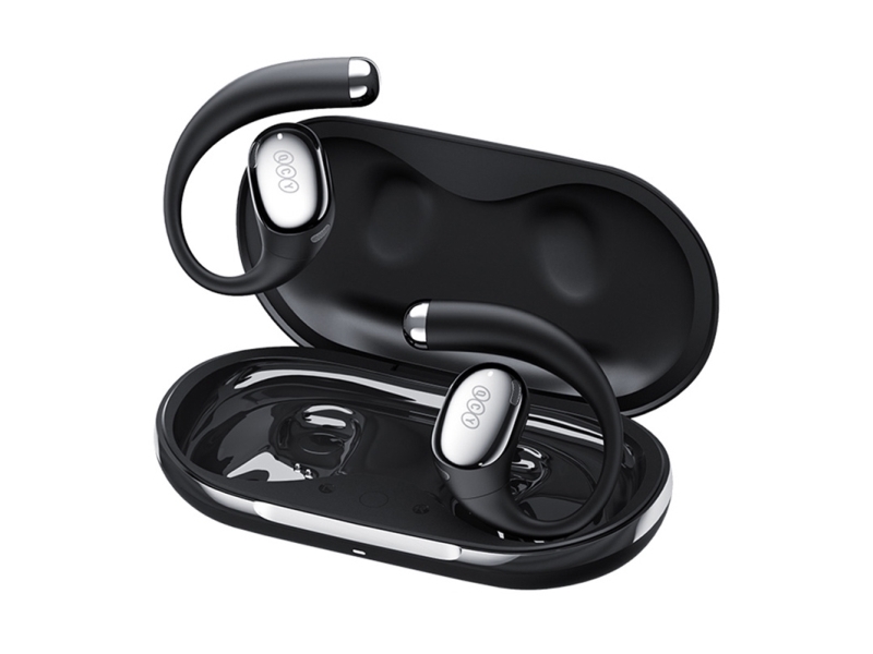 Qcy Crossky R70, Trådløs, Opkald/Musik, Headset, Sort