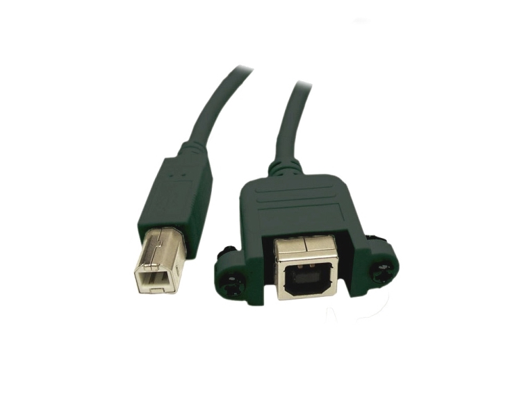 Alcasa Usb 2.0 B/B 1.8M, 1,8 M, Usb B, Usb B, Usb 2.0, Hanstik/Hunstik, Sort