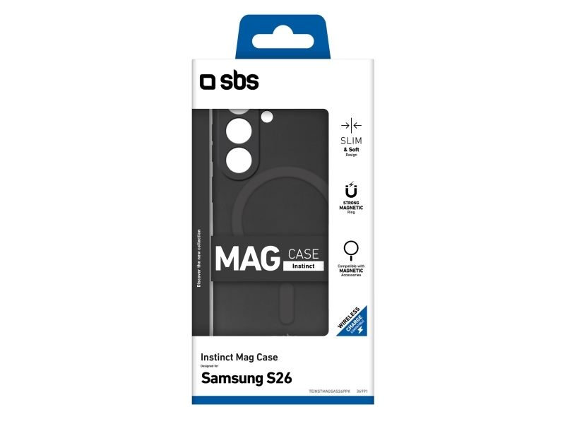 Sbs Instinct Mag Cover Til Samsung Galaxy S26 (Kompatibel Med Magsafe) - Sort