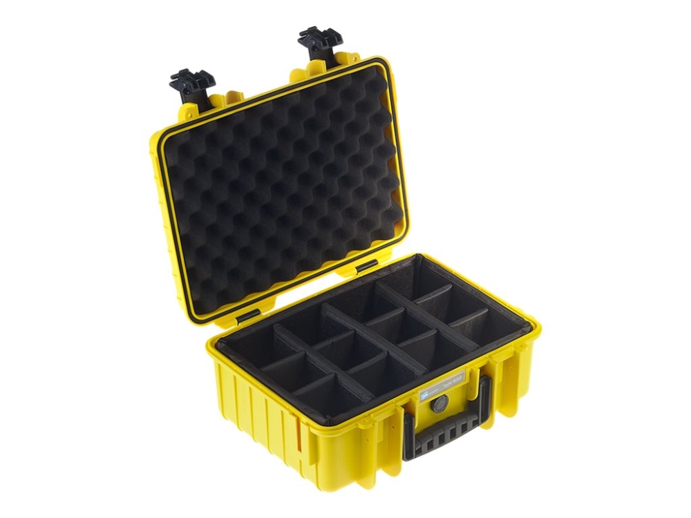 B&W Cases Type 4000, Kova kotelo, Keltainen