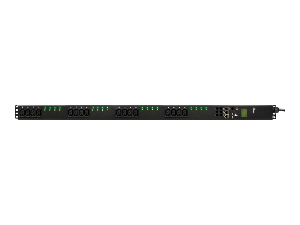 Inter-Tech Sa-1632Wn - Strømfordelingsenhed (Rackversion) - Ac 100-240 V - 7360 Watt - Ethernet 10/100 - Input: Cee 32 - Output-Stikforbindelser: 16