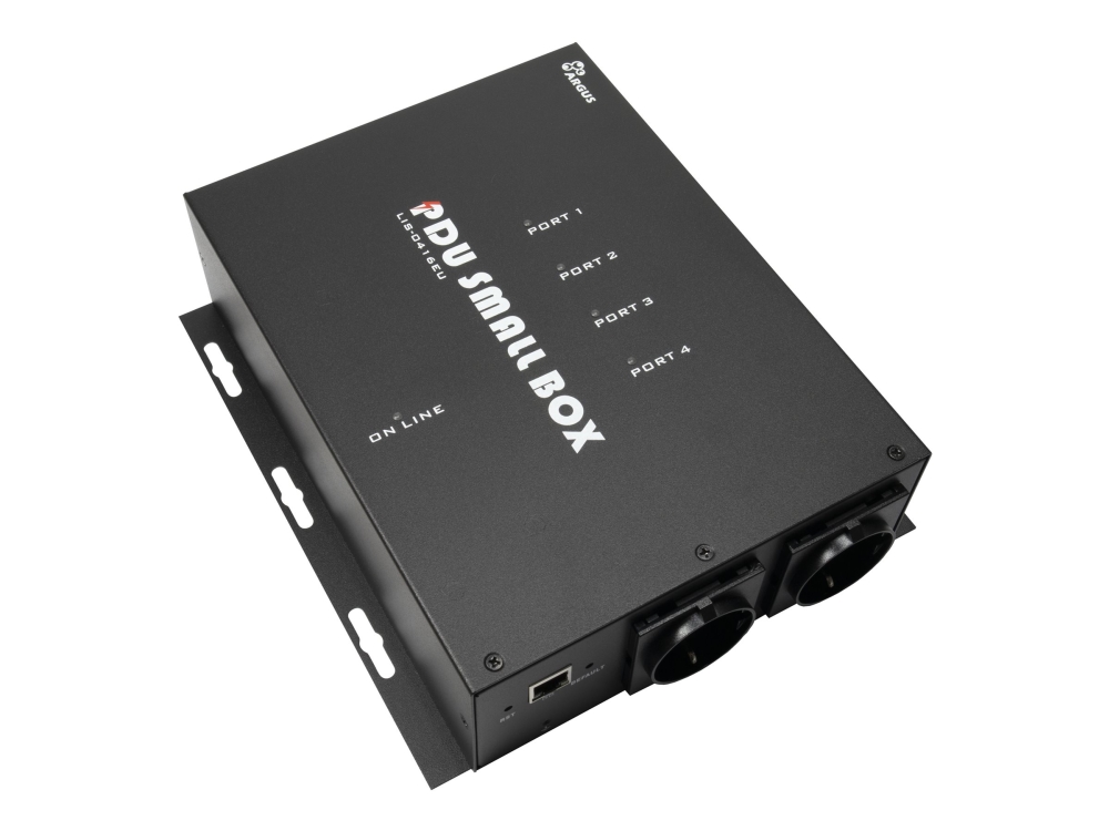 Inter-Tech Sa-0416Eu, Managed, Überwacht, Schwarz, 4 Ac-Ausgänge, Typ F, C20-Koppler, 0,8 M