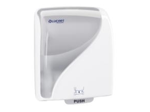 Dispenser för handduksrulle Identity Autocut towel 2.0 L 22,3xB29xH38,1 cm plast, 1 st/krt | Rengöring - Utrustning - Skrapor & Kvastar | GameStuff