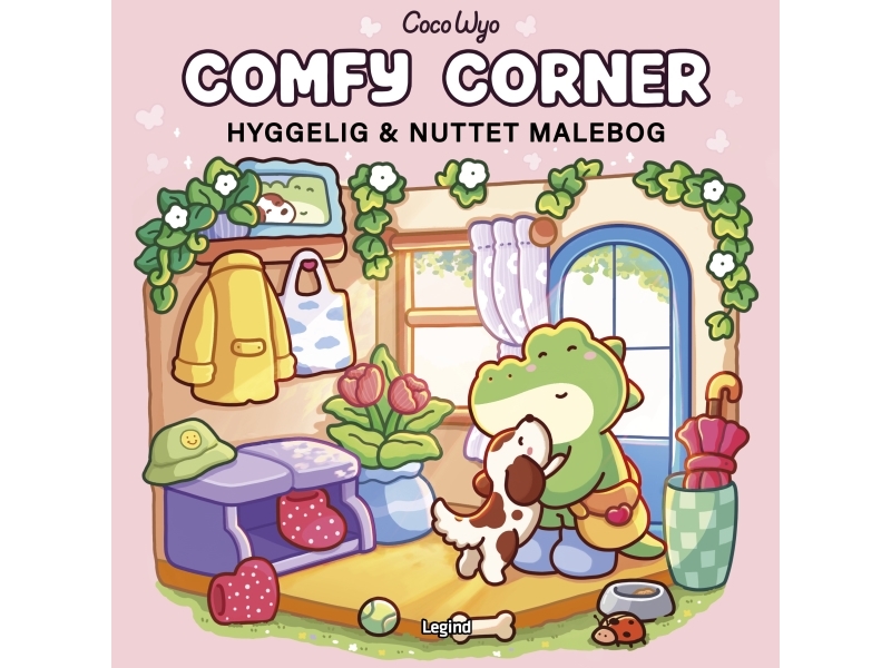Målarbok: Comfy Corner - Cozy Coloring | Coco Wyo | Kieli: Tanska