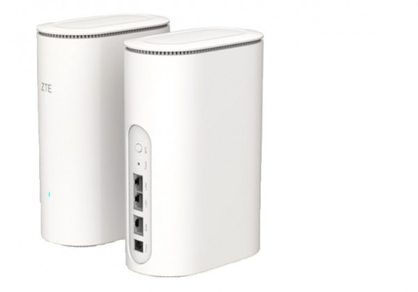 Zte Z1320, Wi-Fi 6 (802.11Ax), Dual-Band (2,4 Ghz/5 Ghz), Ethernet/Lan, Weiß, Tabletop-Router