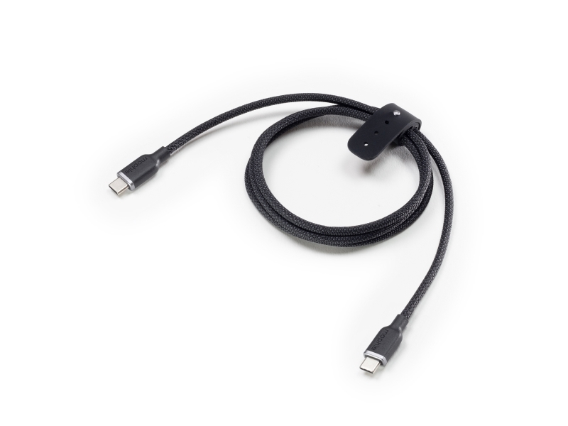 Mophie Charge Stream, 1 M, Usb C, Usb C, Sort