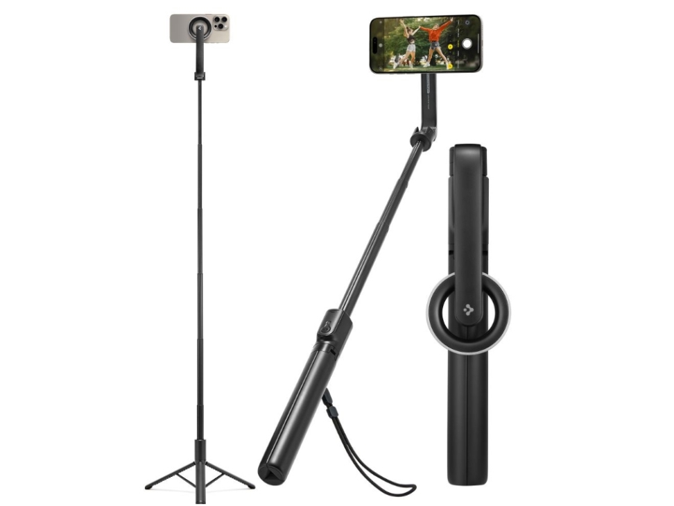 Selfie stick Spigen MagSafe Tripod, czarny (AMP07659)